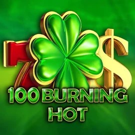 100 Burning Hot slot logo by Amusnet Interactive at Uspin Casino