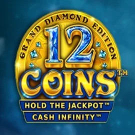 12 Coins Grand Diamond Edition game by Wazdan – logo hosted on Uspin Casino