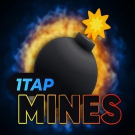 1Tap Mines logo by Turbo Games Uspin Casino