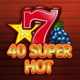 40 Super Hot slot logo by Amusnet Interactive at Uspin Casino