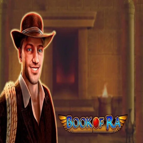 Official Slots logo: Book of Ra by Greentube at Uspin Casino