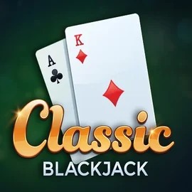Classic Blackjack logo by Red Tiger Gaming at Uspin Casino