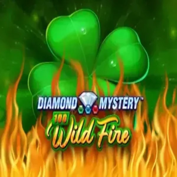 Diamond Mystery 100 Wild Fire slot logo by Greentube at Uspin Casino