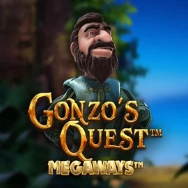 Gonzo's Quest Megaways logo by Red Tiger Gaming at Uspin Casino