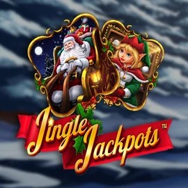 Jingle Jackpots slot icon by Dragon Gaming, available at Uspin Casino