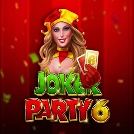 Joker Party 6 slot visual from Greentube available on u-spins.com