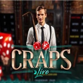Live Craps logo by Evolution at Uspin Casino
