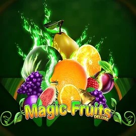 Magic Fruits Deluxe by Wazdan, showcased at u-spins.com – game logo