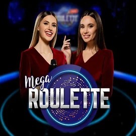 Mega Roulette slot logo by Pragmatic Play at Uspin Casino