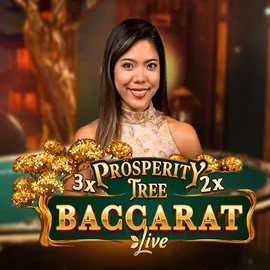 Prosperity Tree Baccarat online game logo by Evolution on u-spins.com