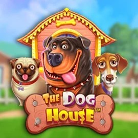 The Dog House slot logo by Pragmatic Play at Uspin Casino