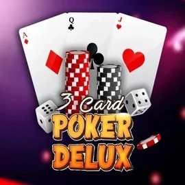 Three Card Poker Delux logo by Urgent Games Uspin Casino